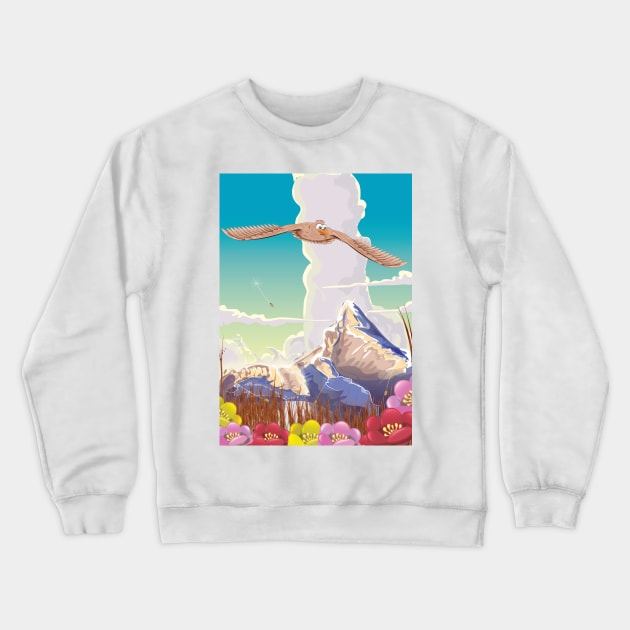 High Flying Eagle Crewneck Sweatshirt by nickemporium1